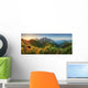 Peaceful Sunrise Dolomite Mountains Wall Decal Panoramic Wall Decal