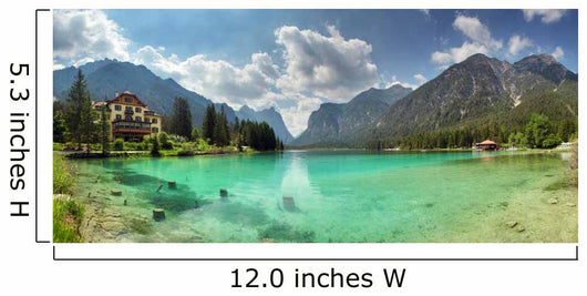 Lake Dobbiaco Dolomite Mountains Wall Decal