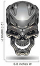 Robot Skull Wall Decal