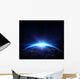 Planet Earth with Sunrise Wall Decal