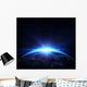 Planet Earth with Sunrise Wall Decal