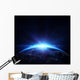Planet Earth with Sunrise Wall Decal
