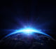 Planet Earth with Sunrise Wall Decal