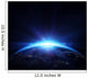 Planet Earth with Sunrise Wall Decal
