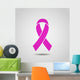 Breast Cancer Awareness Ribbon Wall Decal