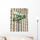 Stock Market Intersection Wall Decal
