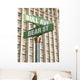 Stock Market Intersection Wall Decal