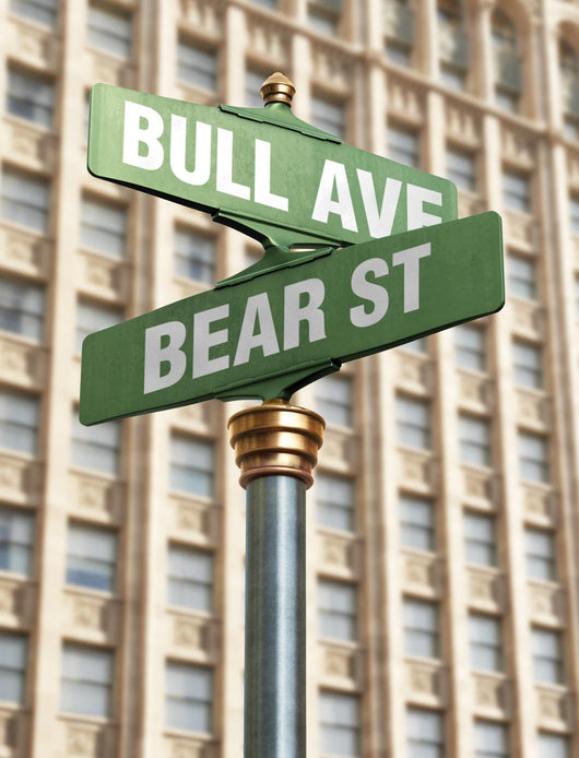 Stock Market Intersection Wall Decal