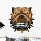 Angry dog Wall Decal