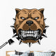 Angry dog Wall Decal