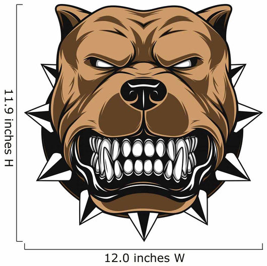 Angry dog Wall Decal