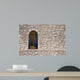 Stone Wall with Window Wall Decal