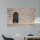 Stone Wall with Window Wall Decal