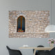 Stone Wall with Window Wall Decal