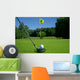 Drive towards Flag Wall Decal