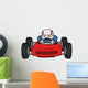 Old Speed Racing Car Wall Decal