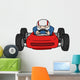 Old Speed Racing Car Wall Decal
