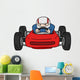Old Speed Racing Car Wall Decal