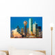 Dallas Skyline Sunset Wall Decal