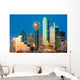 Dallas Skyline Sunset Wall Decal