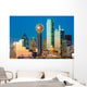 Dallas Skyline Sunset Wall Decal