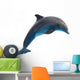 Jumping Dolphin Wall Decal