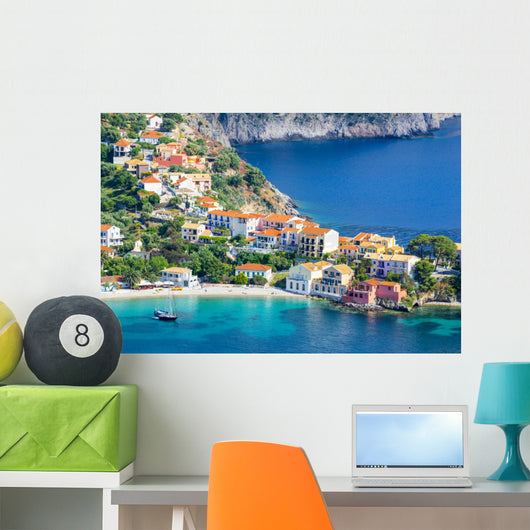 Assos Village Kefalonia Island Wall Decal