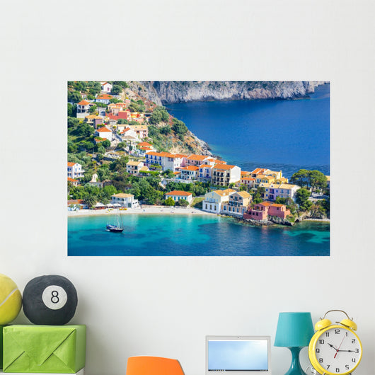 Assos Village Kefalonia Island Wall Decal