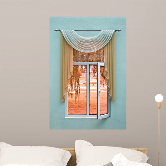 Beach Window Wall Decal