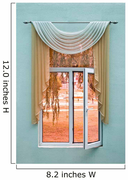 Beach Window Wall Decal
