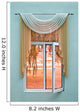 Beach Window Wall Decal