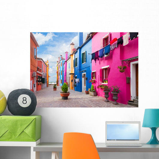 Burano Island Venice Italy Wall Decal