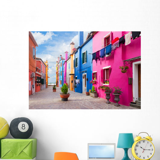 Burano Island Venice Italy Wall Decal