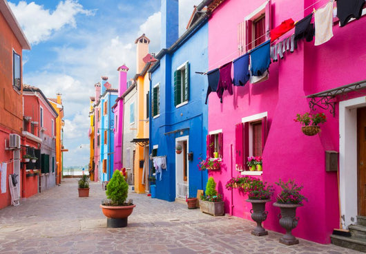 Burano Island Venice Italy Wall Decal
