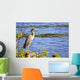 Great Blue Heron Lake Wall Decal
