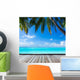 Ocean Palm Paradise Caribbean Wall Decal