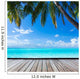 Ocean Palm Paradise Caribbean Wall Decal