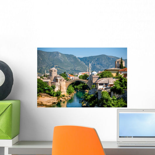 Mostar Cityscape Wall Decal