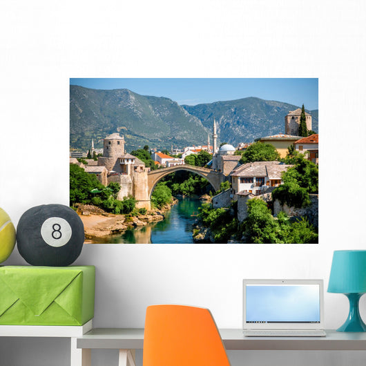 Mostar Cityscape Wall Decal