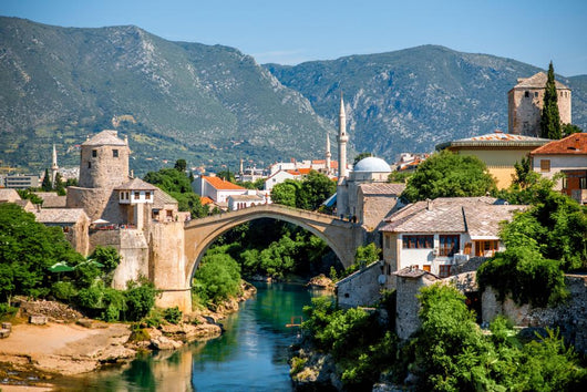 Mostar Cityscape Wall Decal