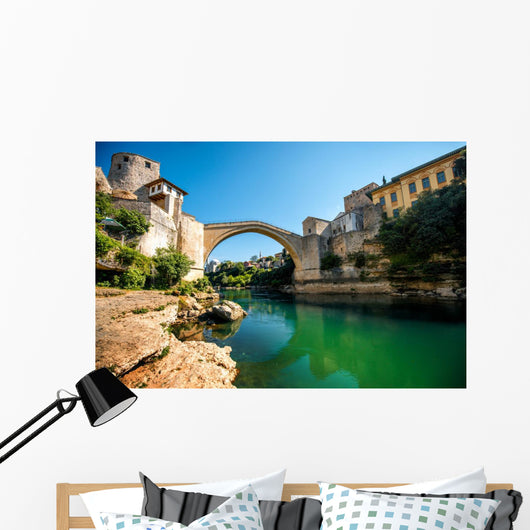 Mostar City Bridge Wall Decal