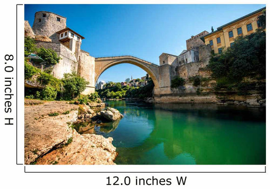 Mostar City Bridge Wall Decal