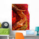Indian Wedding Bride Getting Henna Tattoos on her Palms Wall Decal