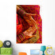 Indian Wedding Bride Getting Henna Tattoos on her Palms Wall Decal