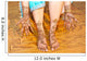 Indian Wedding Bride Getting Henna Tattoos on Hands and Feet Wall Decal