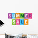 Summer Sale Multicolored Overlapping Wall Decal