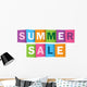 Summer Sale Multicolored Overlapping Wall Decal