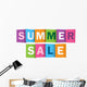 Summer Sale Multicolored Overlapping Wall Decal