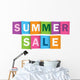 Summer Sale Multicolored Overlapping Wall Decal