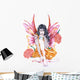 Carnation Fairy Wall Decal